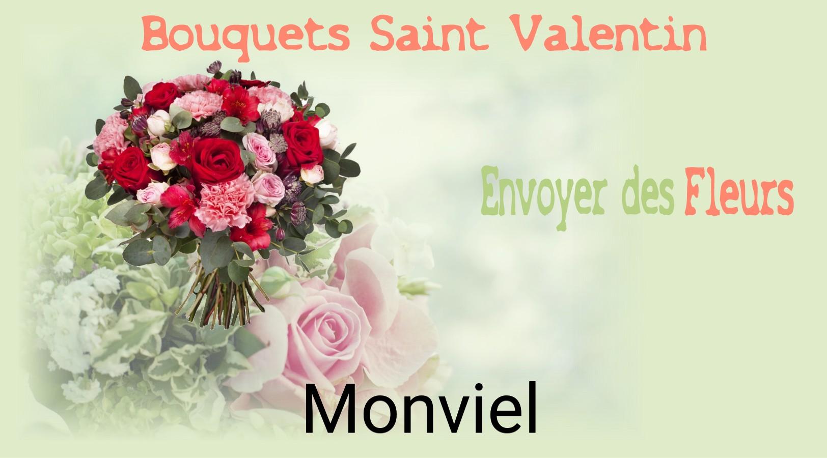 Roses de Saint-Valentin livrées à Monviel